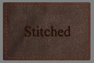 Stitched effect